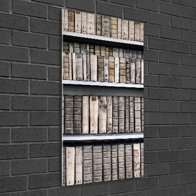 Plexiglasbilder vertikal Bücherregal