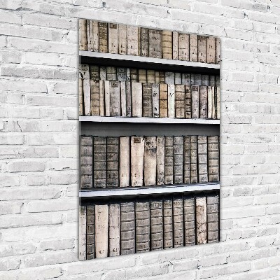 Plexiglasbilder vertikal Bücherregal