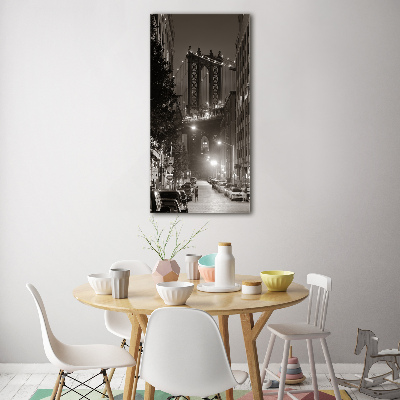 Acrylbild vertikal Manhattan, New York