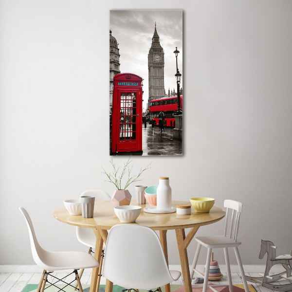 Bild auf Acrylglas vertikal Big Ben London
