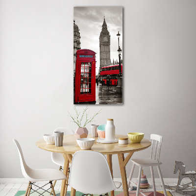 Bild auf Acrylglas vertikal Big Ben London