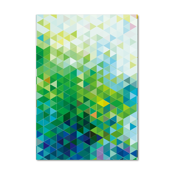 Bild auf Acrylglas vertikal Abstrakte Dreiecke