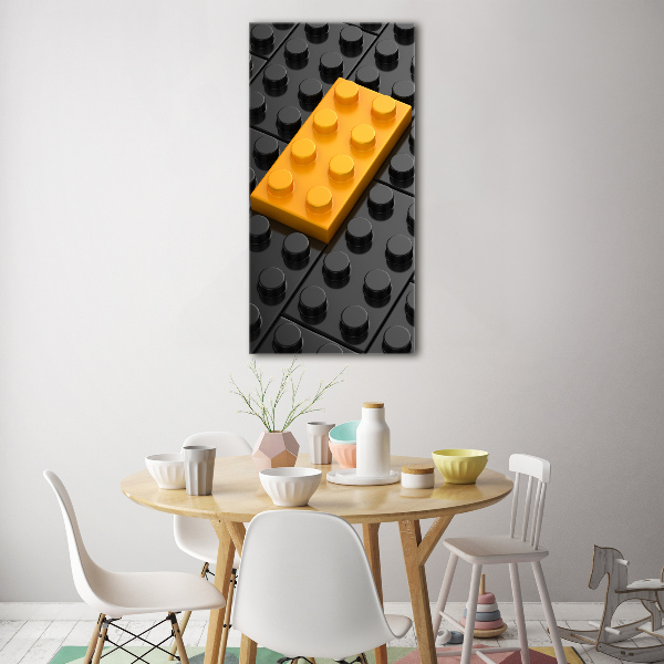 Bild auf Acrylglas vertikal Lego
