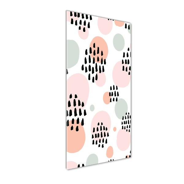 Acrylbild vertikal Abstrakter Hintergrund