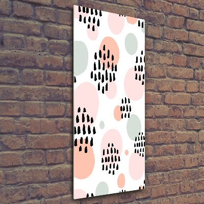 Acrylbild vertikal Abstrakter Hintergrund