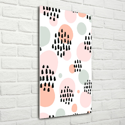 Acrylbild vertikal Abstrakter Hintergrund