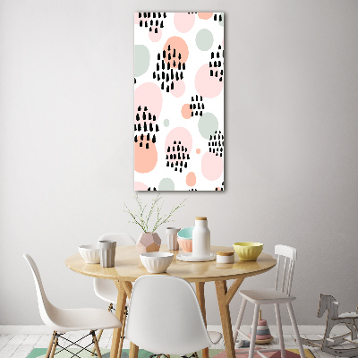 Acrylbild vertikal Abstrakter Hintergrund