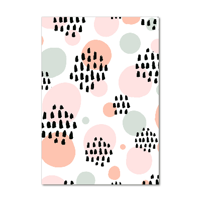 Acrylbild vertikal Abstrakter Hintergrund