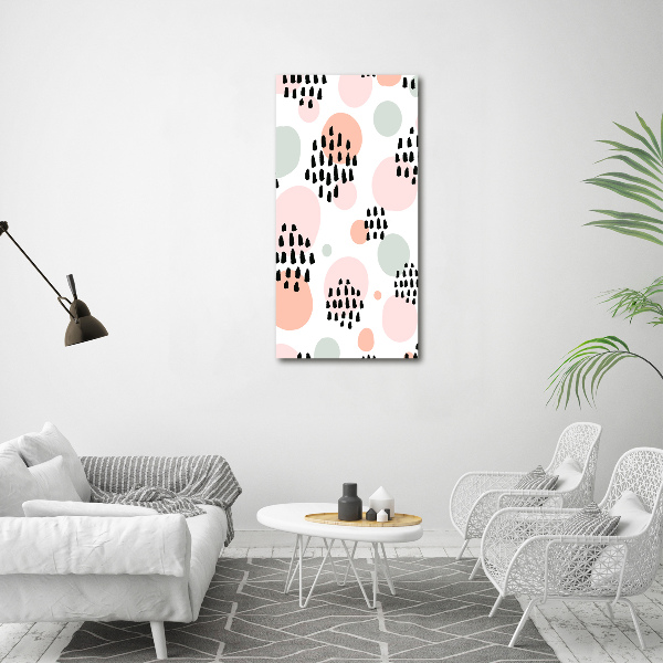 Acrylbild vertikal Abstrakter Hintergrund