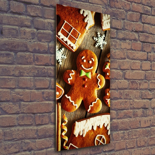 Modernes Acrylbild vertikal Lebkuchen