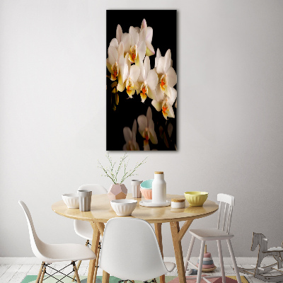 Bild auf Acrylglas vertikal Orchidee