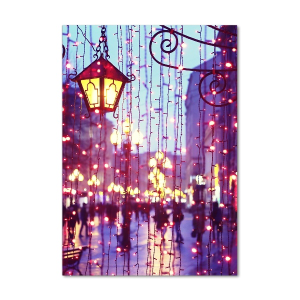 Bild auf Acrylglas vertikal Lichter in der Stadt