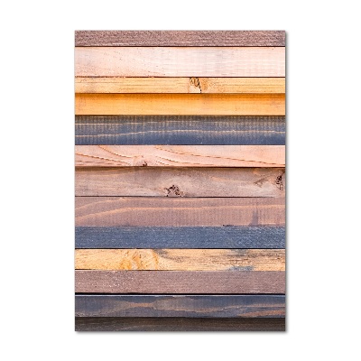 Plexiglasbilder vertikal Holzwand