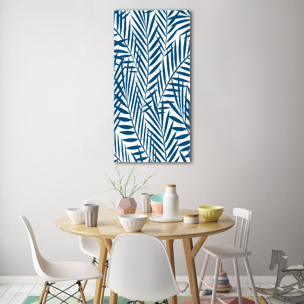Plexiglasbilder vertikal Tropische Blätter
