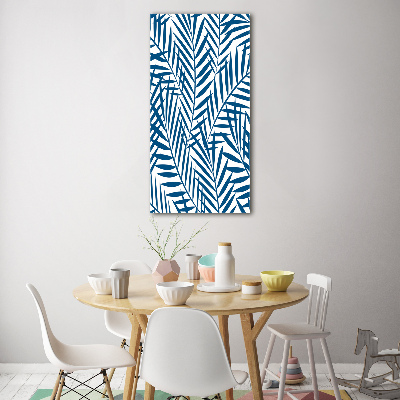 Plexiglasbilder vertikal Tropische Blätter