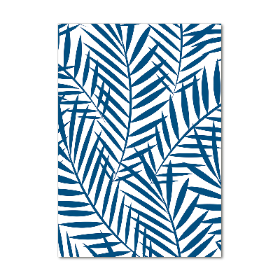 Plexiglasbilder vertikal Tropische Blätter