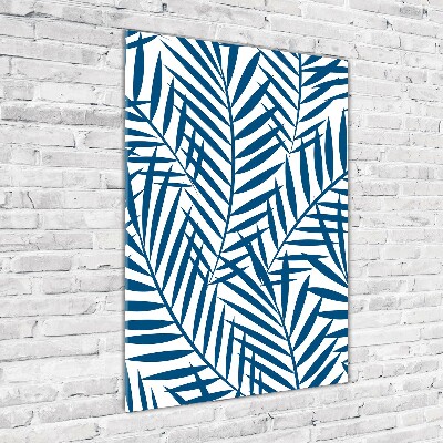 Plexiglasbilder vertikal Tropische Blätter