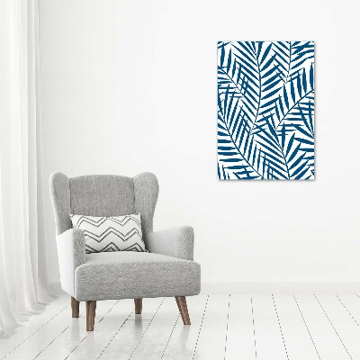 Plexiglasbilder vertikal Tropische Blätter