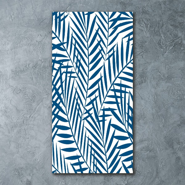 Plexiglasbilder vertikal Tropische Blätter