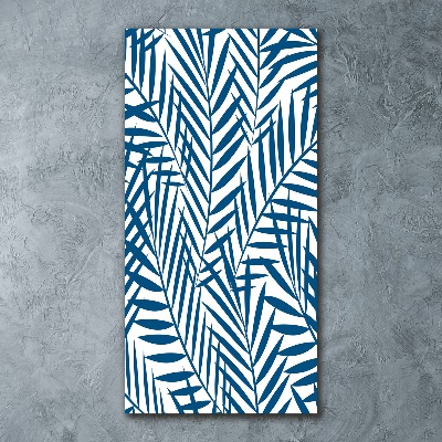 Plexiglasbilder vertikal Tropische Blätter