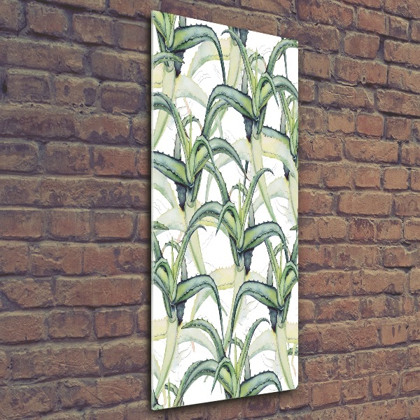 Acrylbild vertikal Aloe