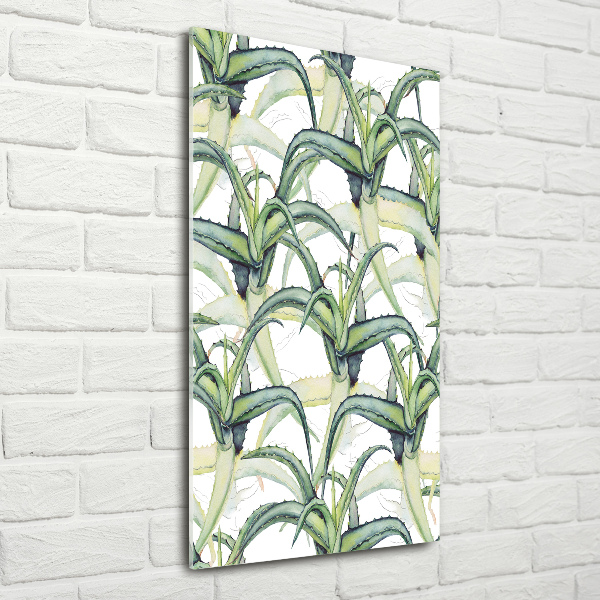Acrylbild vertikal Aloe