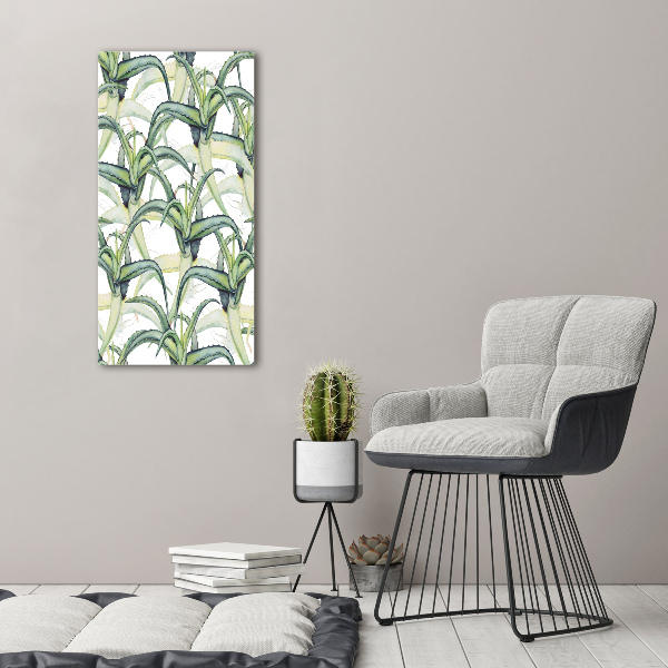 Acrylbild vertikal Aloe