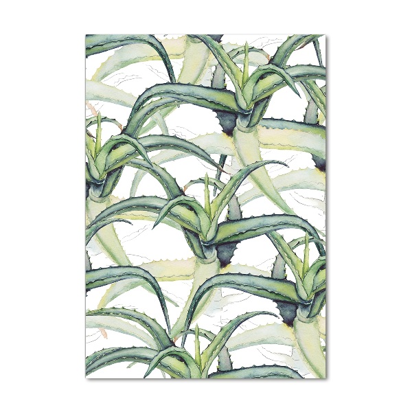 Acrylbild vertikal Aloe
