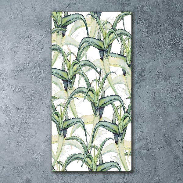 Acrylbild vertikal Aloe