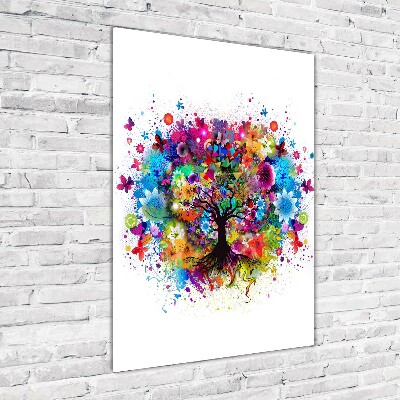 Bild auf Acrylglas vertikal Abstrakter Baum