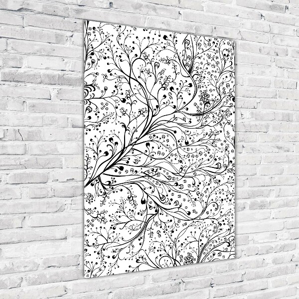 Acrylbild vertikal Zweige