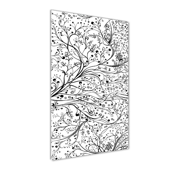 Acrylbild vertikal Zweige