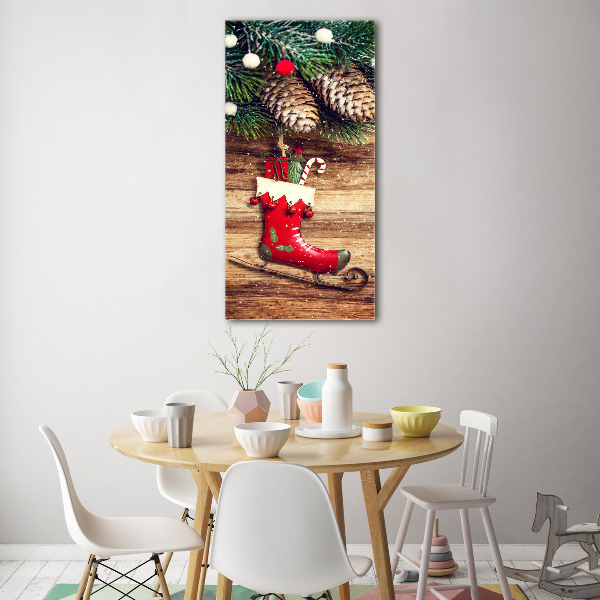 Acrylbild vertikal Weihnachtsdekorationen