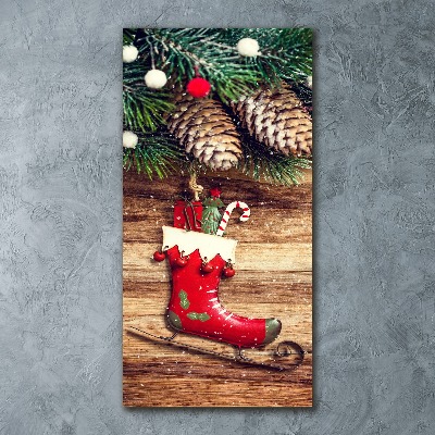 Acrylbild vertikal Weihnachtsdekorationen
