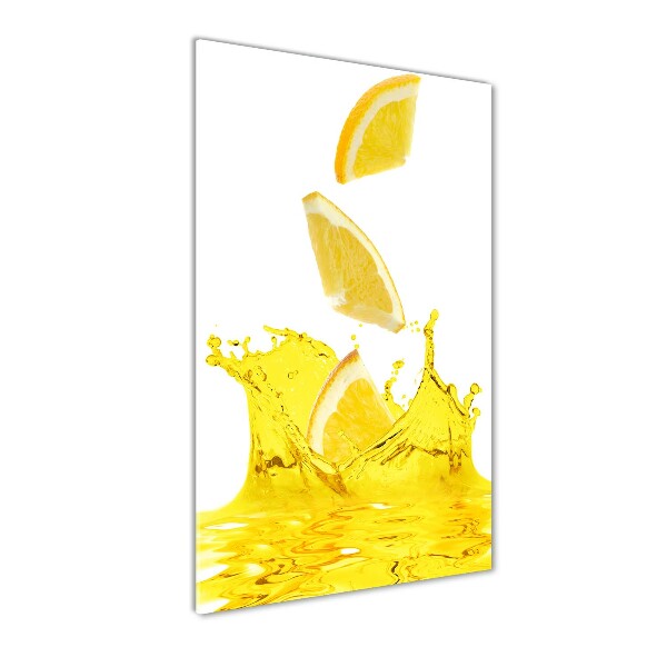 Plexiglasbilder vertikal Zitronensaft