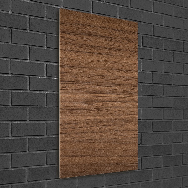 Modernes Acrylbild vertikal Holzhintergrund