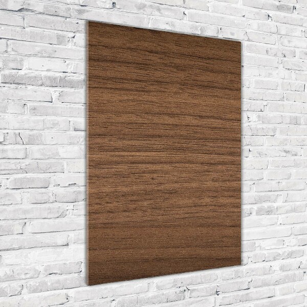 Modernes Acrylbild vertikal Holzhintergrund
