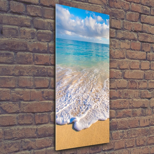 Bild auf Acrylglas vertikal Tropischer Strand