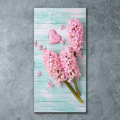 Bild auf Acrylglas vertikal Fliederblüten