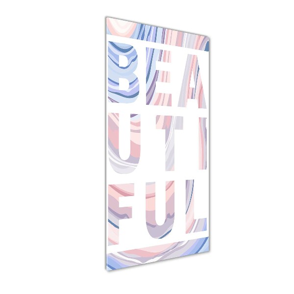 Modernes Acrylbild vertikal Schön