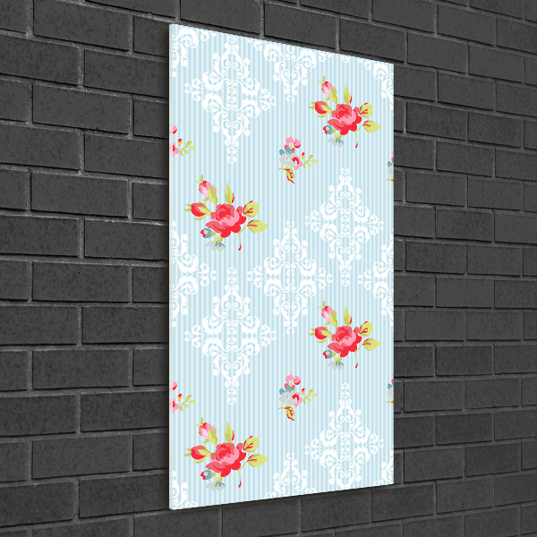 Bild auf Acrylglas vertikal Rosen