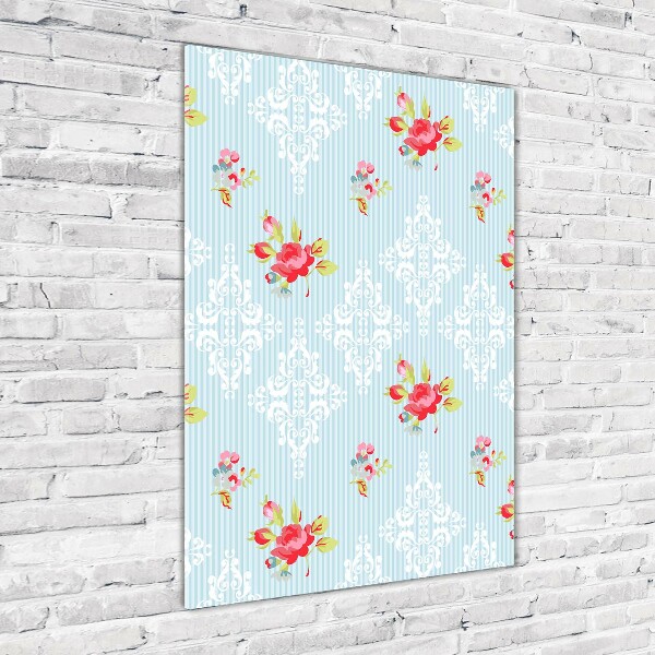 Bild auf Acrylglas vertikal Rosen