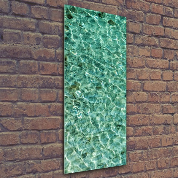 Plexiglasbilder vertikal Klares Wasser