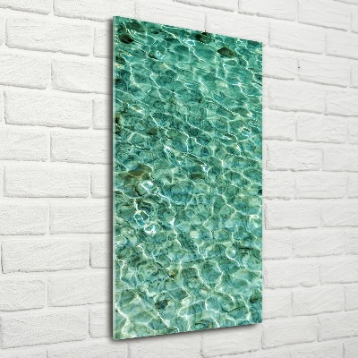 Plexiglasbilder vertikal Klares Wasser