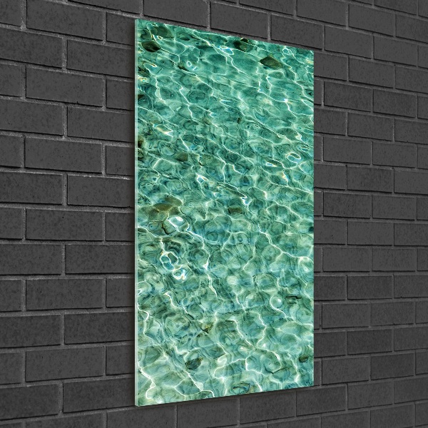 Plexiglasbilder vertikal Klares Wasser