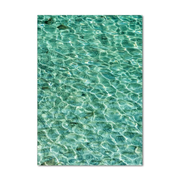 Plexiglasbilder vertikal Klares Wasser