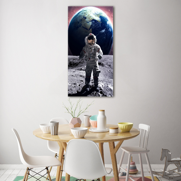 Acrylbild vertikal Astronaut