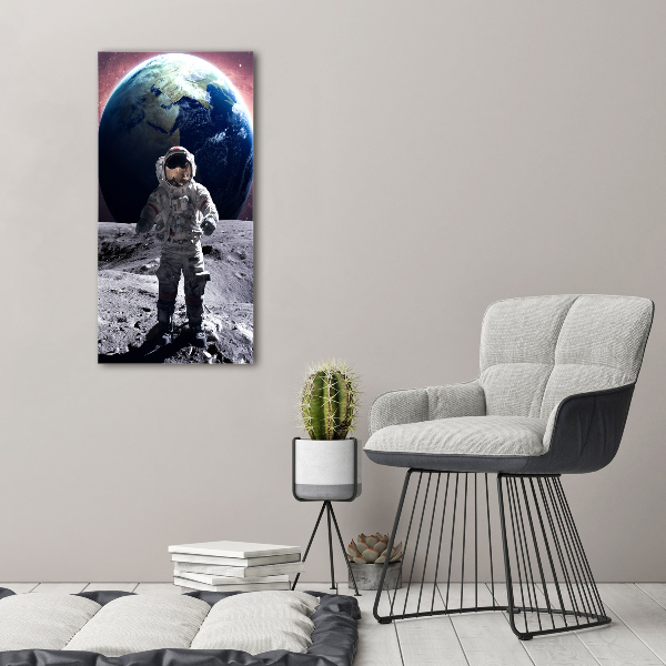 Acrylbild vertikal Astronaut