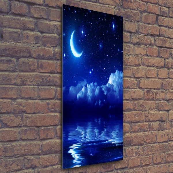 Bild auf Acrylglas vertikal Der Himmel bei Nacht