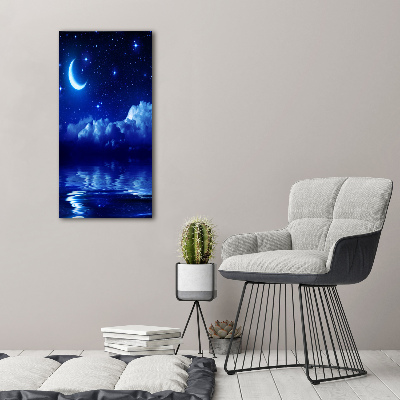 Bild auf Acrylglas vertikal Der Himmel bei Nacht